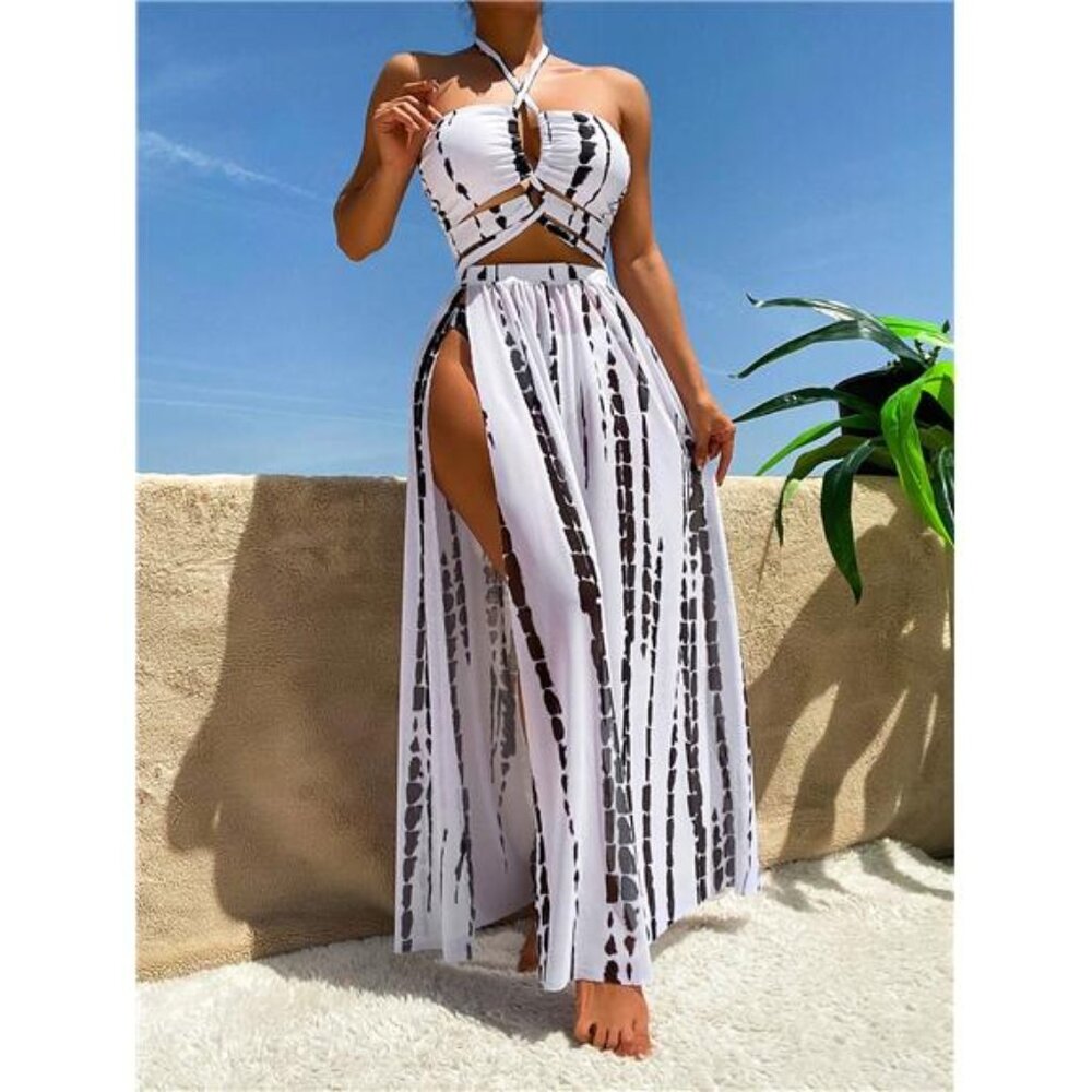 Swim Vcay Summer Outfits For Women Tie Dye Bikini Set For Summer With Beach